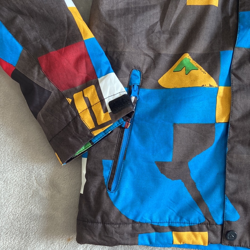Quicksilver youth size 12 snowboarding winter jacket - Picture 2 of 12